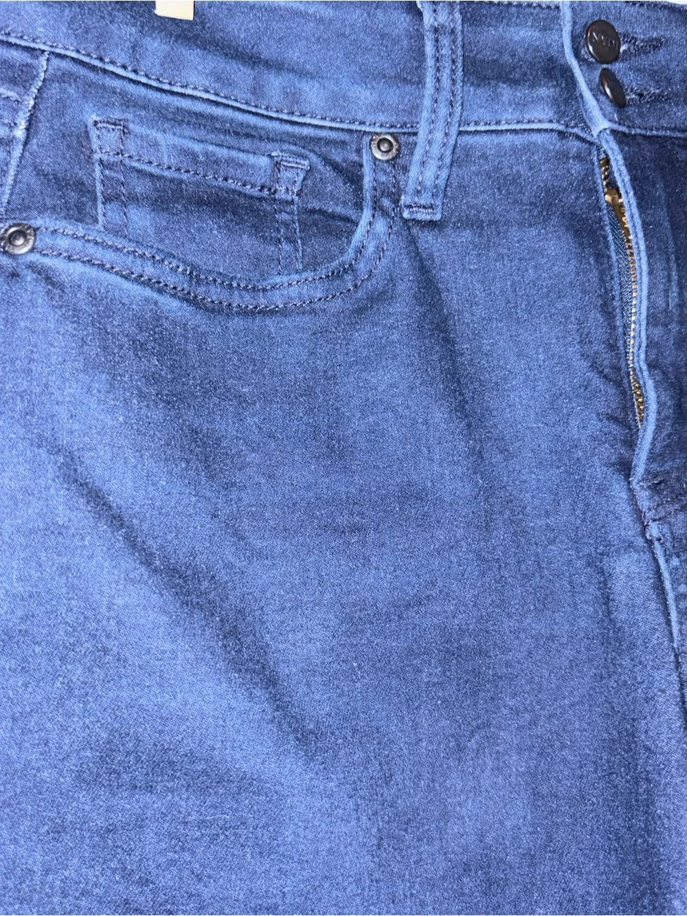 NYDJ Women's Dark Indigo Marilyn Straight Jeans size 0 petite